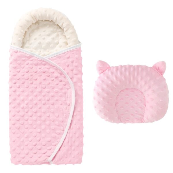 Plush Minky Baby Swaddle Blanket - Image 2