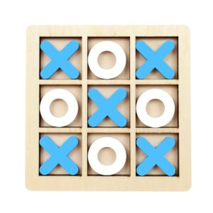 Wooden Tic-Tac-Toe Game Board